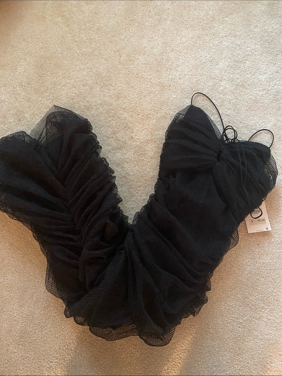 Zara Dresses & Skirts - Zara NWT black size XS fishnet lined body hugging dress